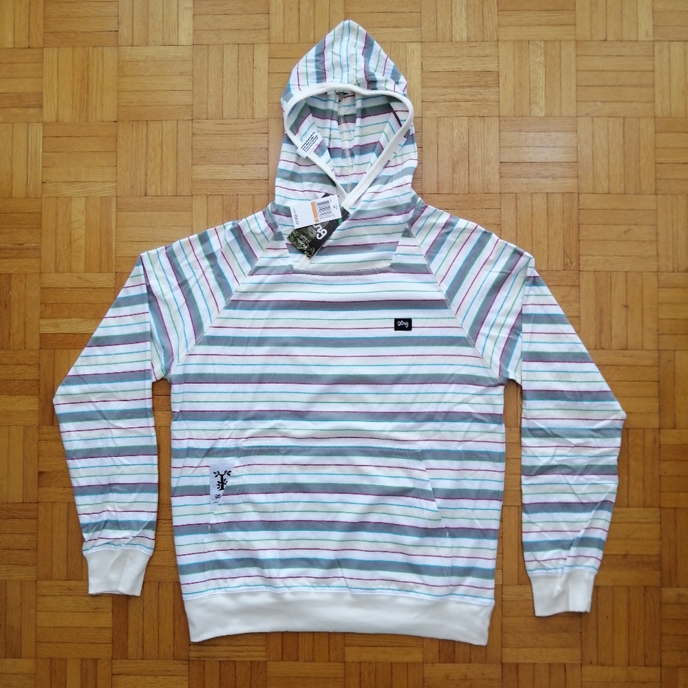 LRG Y2K White Hoodie Small NWT